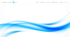 Desktop Screenshot of clearwaveair.com